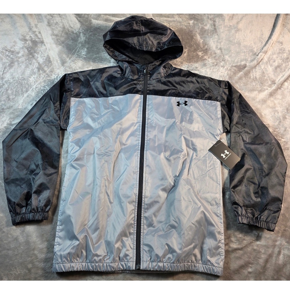 Under Armour Windbreaker Kids Youth Large XStorm Water Repellent Jacket NWT